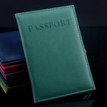 Custodia per passaporto da viaggio in pelle artificiale