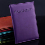 Custodia per passaporto da viaggio in pelle artificiale
