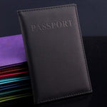 Custodia per passaporto da viaggio in pelle artificiale