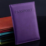 Custodia per passaporto da viaggio in pelle artificiale