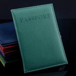 Custodia per passaporto da viaggio in pelle artificiale