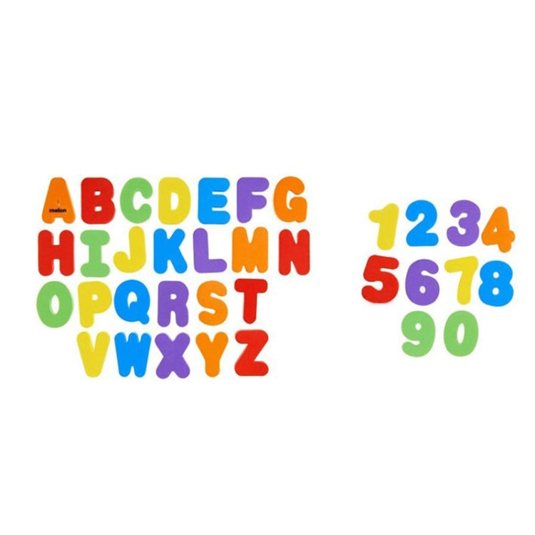 36 pz/set Lettera Alfanumerica Puzzle Giocattoli Da Bagno Per Bambini Soft EVA Bambini Giocattoli D'acqua Per Bambini Per Il Bagno Giocattolo Di Aspirazione Educativo Precoce, Baby Water Toys