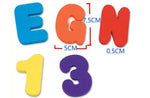 36 pz/set Lettera Alfanumerica Puzzle Giocattoli Da Bagno Per Bambini Soft EVA Bambini Giocattoli D'acqua Per Bambini Per Il Bagno Giocattolo Di Aspirazione Educativo Precoce, Baby Water Toys
