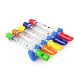 5 pezzi/set bambini colorati flauti d'acqua vasca da bagno melodie giocattoli musica divertente suoni baby shower giocattolo da bagno, Colorful Water Bath Toy