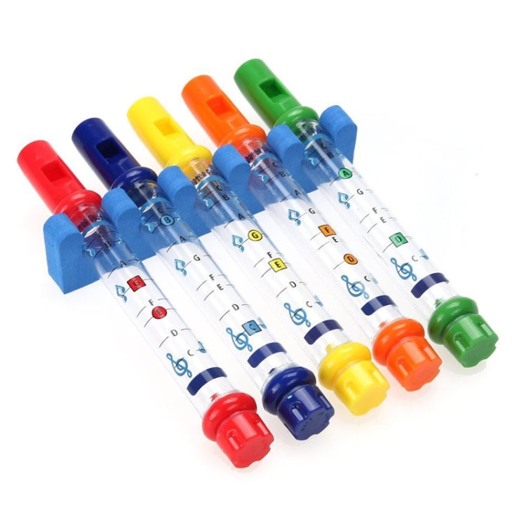 5 pezzi/set bambini colorati flauti d'acqua vasca da bagno melodie giocattoli musica divertente suoni baby shower giocattolo da bagno, Colorful Water Bath Toy