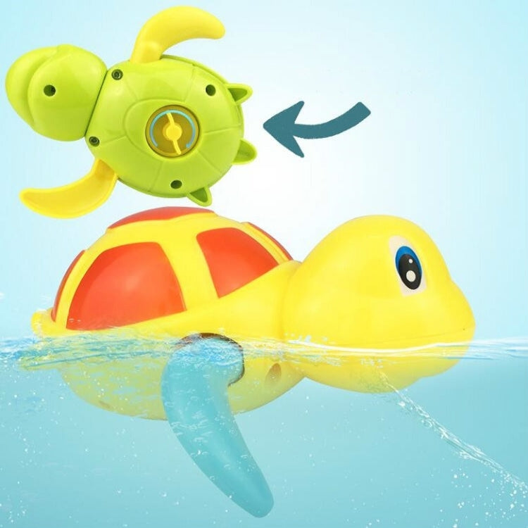 Giocattolo a forma di orologio a forma di tartaruga del fumetto Bambini che fanno il bagno Giocano con l'acqua Giocattolo educativo per bambini, Educational Turtle (Light Blue), Educational Turtle (Orange), Educational Turtle (Green)