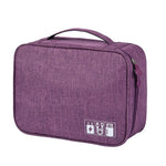 Borsa per cavo digitale da uomo Gadget da viaggio portatili Custodia per cavo di alimentazione Caricatore per cuffie Organizer