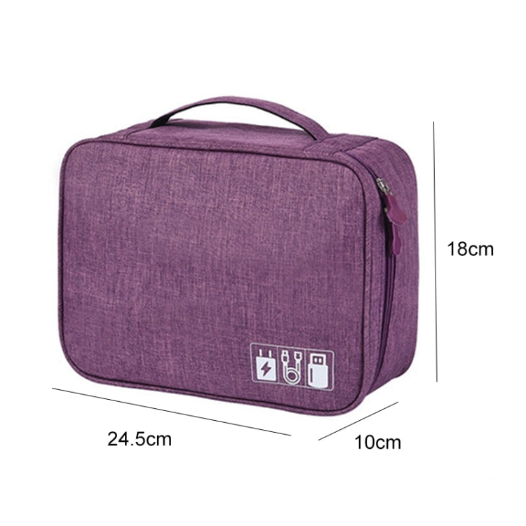 Borsa per cavo digitale da uomo Gadget da viaggio portatili Custodia per cavo di alimentazione Caricatore per cuffie Organizer