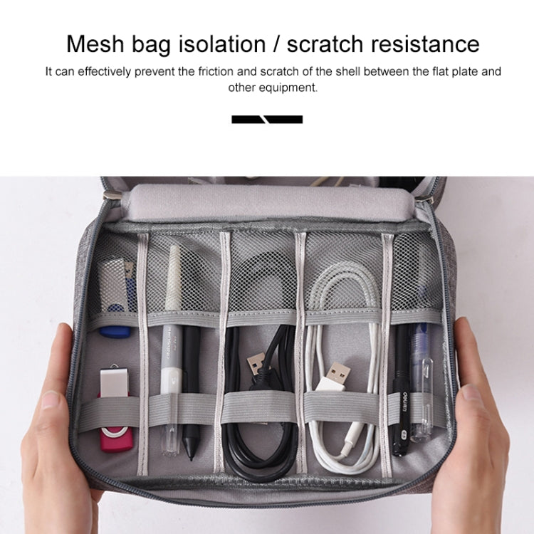 Borsa per cavo digitale da uomo Gadget da viaggio portatili Custodia per cavo di alimentazione Caricatore per cuffie Organizer