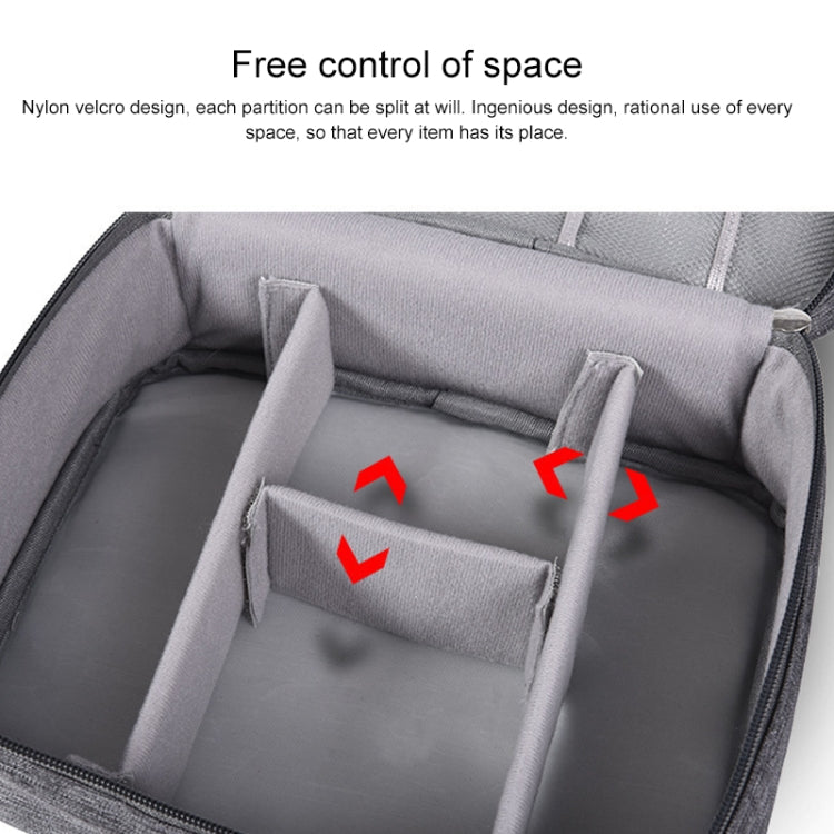 Borsa per cavo digitale da uomo Gadget da viaggio portatili Custodia per cavo di alimentazione Caricatore per cuffie Organizer
