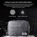Borsa per cavo digitale da uomo Gadget da viaggio portatili Custodia per cavo di alimentazione Caricatore per cuffie Organizer