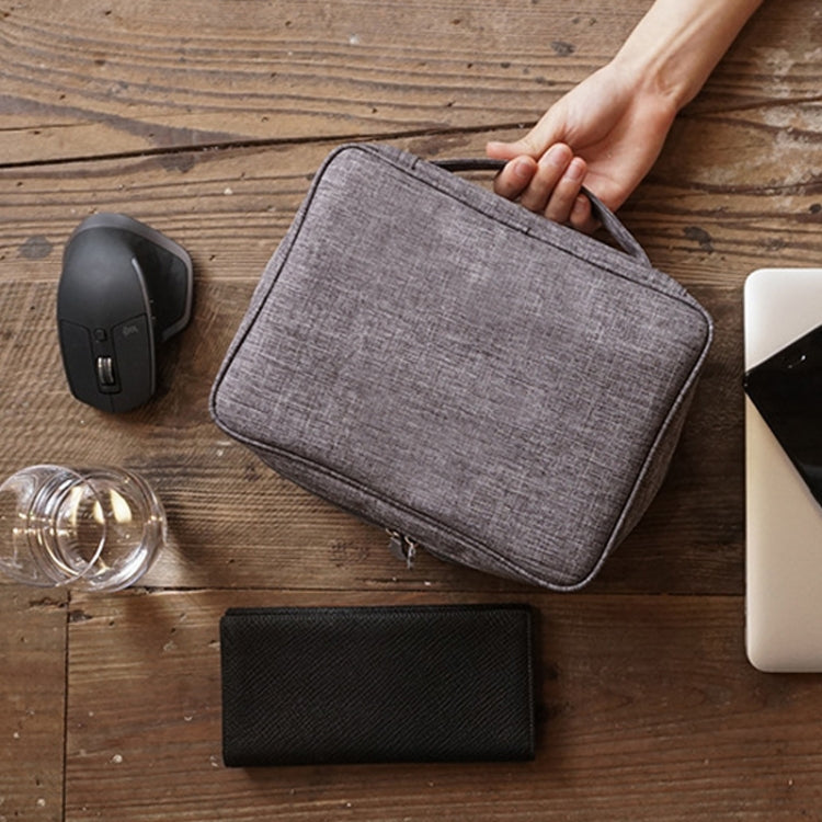 Borsa per cavo digitale da uomo Gadget da viaggio portatili Custodia per cavo di alimentazione Caricatore per cuffie Organizer