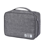 Borsa per cavo digitale da uomo Gadget da viaggio portatili Custodia per cavo di alimentazione Caricatore per cuffie Organizer