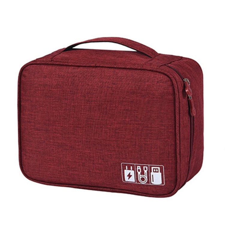 Borsa per cavo digitale da uomo Gadget da viaggio portatili Custodia per cavo di alimentazione Caricatore per cuffie Organizer
