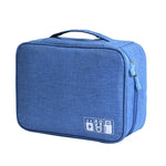 Borsa per cavo digitale da uomo Gadget da viaggio portatili Custodia per cavo di alimentazione Caricatore per cuffie Organizer