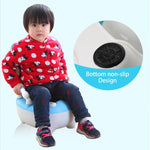 Vasino per WC Sedile da addestramento Orinatoio portatile Comodo schienale Cartone animato carino WC