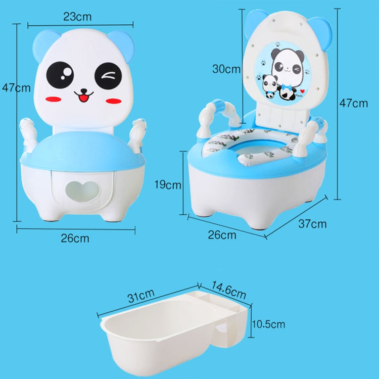 Vasino per WC Sedile da addestramento Orinatoio portatile Comodo schienale Cartone animato carino WC