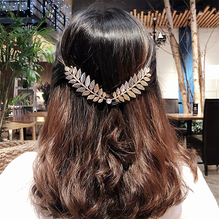 Fasce per capelli moda donna Fasce per capelli in lega di cristallo Supporto posteriore