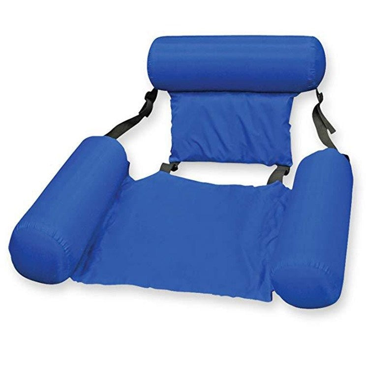 Amaca gonfiabile Schienale pieghevole a doppio scopo Drenaggio galleggiante Poltrona da salotto per il piacere a monte Divano letto galleggiante, With Foam Board, Without Foam Board