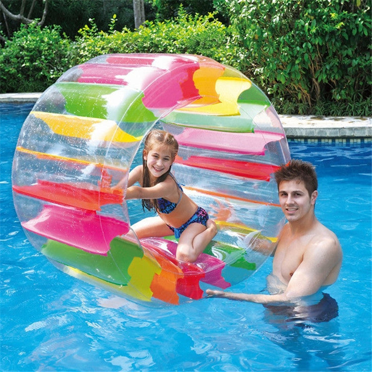 Rullo strisciante multifunzionale per bambini con rullo gonfiabile per acqua giocattolo per prato inglese, 36 inch