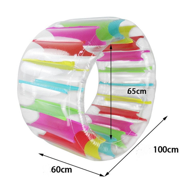 Rullo strisciante multifunzionale per bambini con rullo gonfiabile per acqua giocattolo per prato inglese, 36 inch