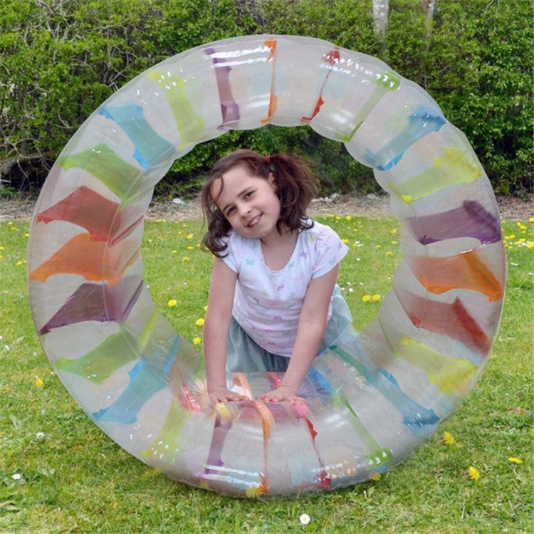 Rullo strisciante multifunzionale per bambini con rullo gonfiabile per acqua giocattolo per prato inglese, 36 inch