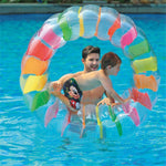 Rullo strisciante multifunzionale per bambini con rullo gonfiabile per acqua giocattolo per prato inglese, 36 inch