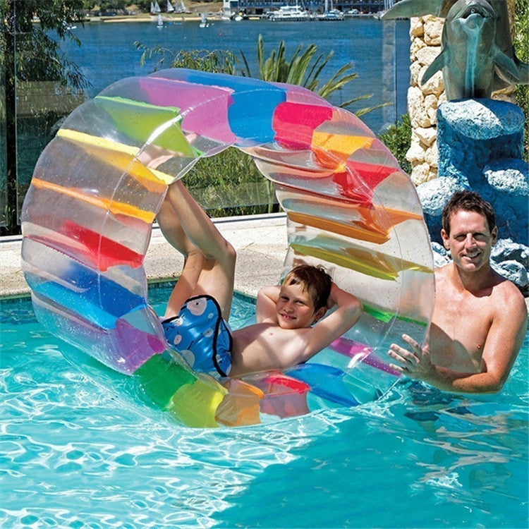 Rullo strisciante multifunzionale per bambini con rullo gonfiabile per acqua giocattolo per prato inglese, 36 inch