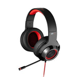 Edifier HECATE G4 Cuffie da gioco Computer desktop Discriminazione di ascolto Cuffie da 7.1 canali, Lunghezza cavo: 2,5 m, G4 Black Green, G4 Black Red, G4 White