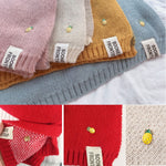 Sciarpa double face a maglia spessa con motivo ananas, lunghezza: 200 cm