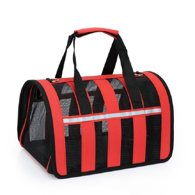 Borsa trasporto portatile per animali in nylon traspirante