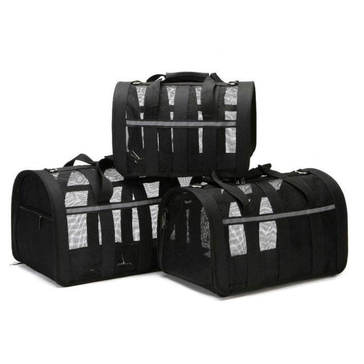 Borsa trasporto portatile per animali in nylon traspirante