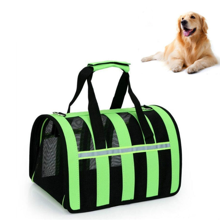 Borsa trasporto portatile per animali in nylon traspirante