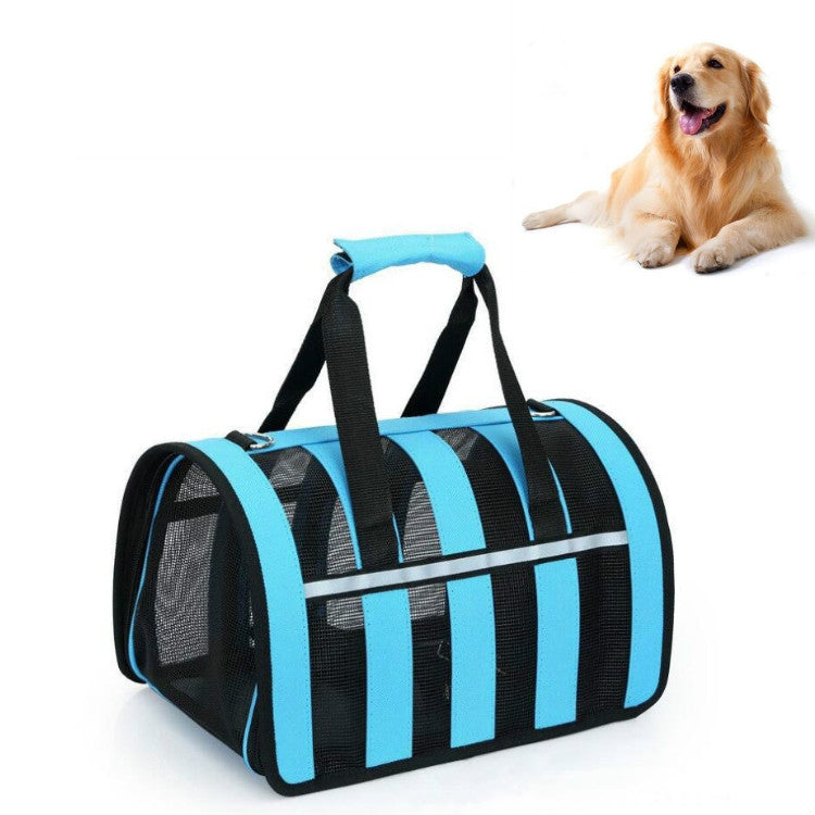 Borsa trasporto portatile per animali in nylon traspirante