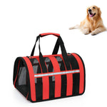 Borsa trasporto portatile per animali in nylon traspirante