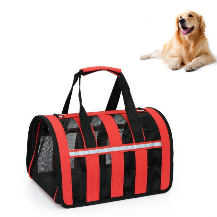Borsa trasporto portatile per animali in nylon traspirante