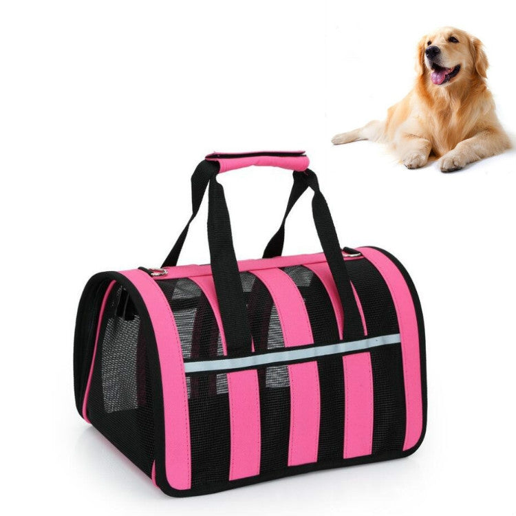 Borsa trasporto portatile per animali in nylon traspirante