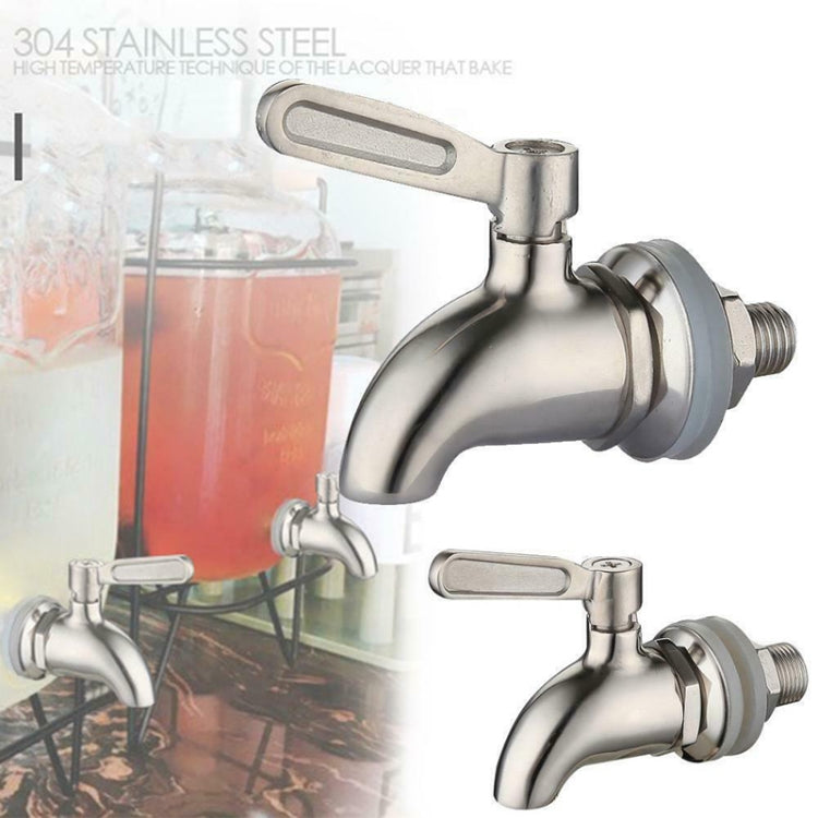 Distributore di bevande Rubinetto per botte di vino Rubinetto per succo di caffè in acciaio inossidabile, 12mm, 16mm