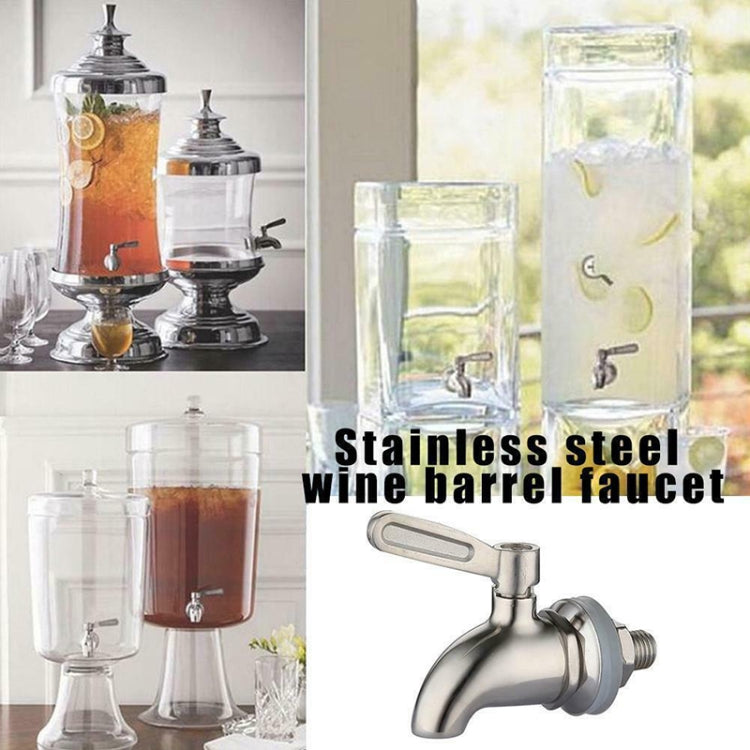 Distributore di bevande Rubinetto per botte di vino Rubinetto per succo di caffè in acciaio inossidabile, 12mm, 16mm