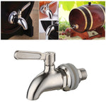 Distributore di bevande Rubinetto per botte di vino Rubinetto per succo di caffè in acciaio inossidabile, 12mm, 16mm
