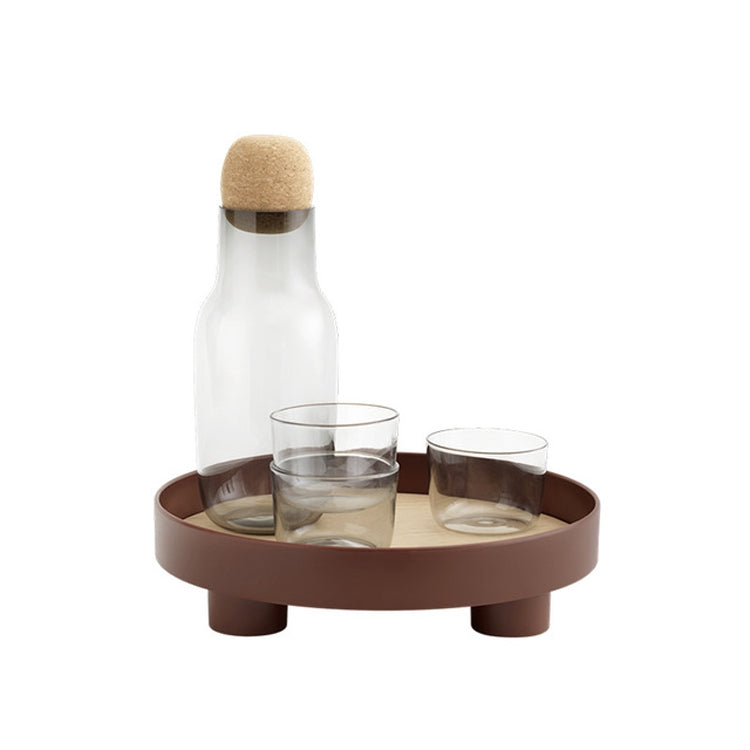 Vassoio portaoggetti multifunzionale per frutta, tazza, profumo, detriti, decorazione da tavolo
