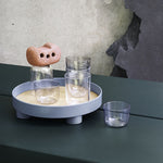 Vassoio portaoggetti multifunzionale per frutta, tazza, profumo, detriti, decorazione da tavolo