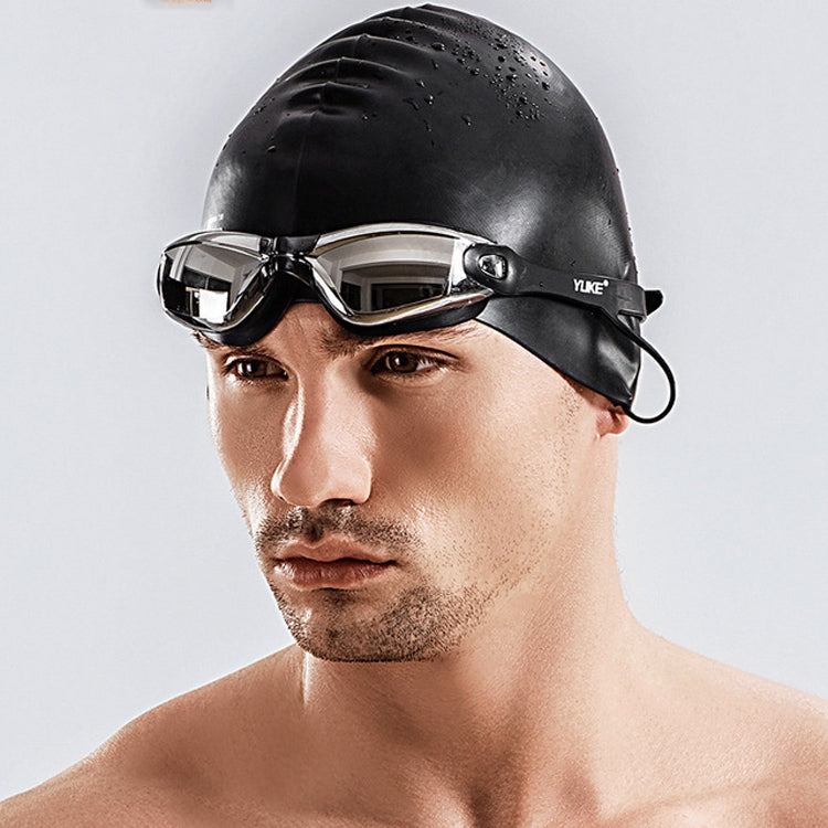 Tappi per le orecchie siamesi con montatura grande 3 in 1 HD impermeabili e antiappannamento Occhialini da nuoto + Cuffia da nuoto + Set clip per naso per uomo e donna, 3 in 1 Swimming Set(Black), 3 in 1 Swimming Set(Blue), 3 in 1 Swimming Set(Pink)   ...