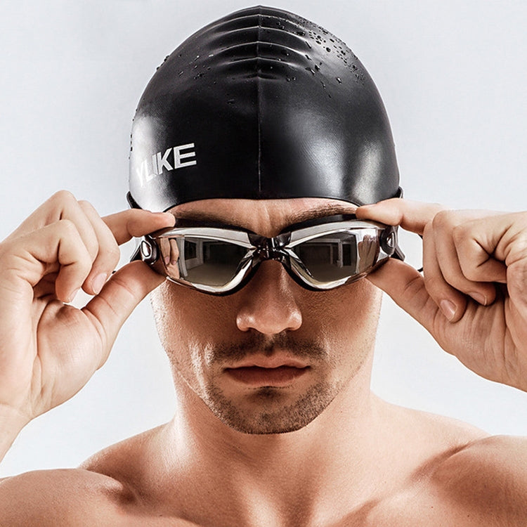 Tappi per le orecchie siamesi con montatura grande 3 in 1 HD impermeabili e antiappannamento Occhialini da nuoto + Cuffia da nuoto + Set clip per naso per uomo e donna, 3 in 1 Swimming Set(Black), 3 in 1 Swimming Set(Blue), 3 in 1 Swimming Set(Pink)   ...