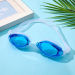 Set di occhiali da nuoto HD antiappannamento 2 in 1 + set di tappi per le orecchie per bambini adulti, 2 in 1 Set (Sky Blue), 2 in 1 Set (Royal Blue), 2 in 1 Set (Black), 2 in 1 Set (Purple), 2 in 1 Set (Pink)