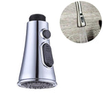 Interruttore a pulsante del clacson da cucina, rubinetto pausabile, irrigatore, ugello a risparmio idrico, filtro spruzzatore, Plating CP, Drawing BN