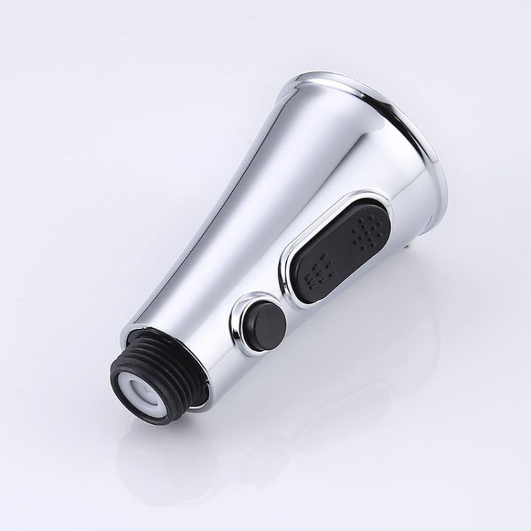 Interruttore a pulsante del clacson da cucina, rubinetto pausabile, irrigatore, ugello a risparmio idrico, filtro spruzzatore, Plating CP, Drawing BN