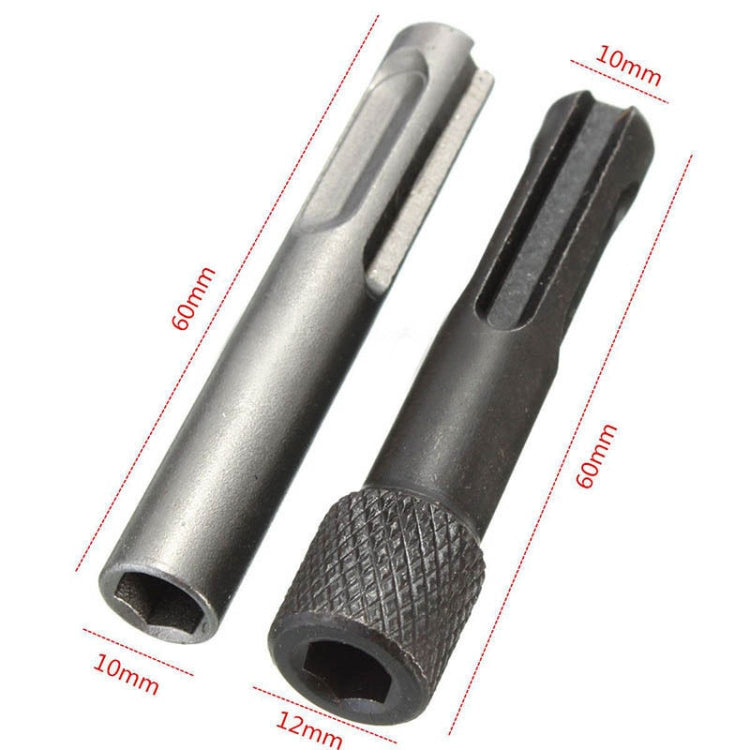 2 Pz/set SDS Manico Elettrico Hammer Conversion Hex Shank Post, 2 PCS / Set Hex Shank Post