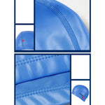 Cuffia da nuoto impermeabile comoda rivestita in PU unisex per adulti, PU Coated (Red), PU Coated (Black), PU Coated (Silver Grey), PU Coated (Royal Blue), PU Coated (Dark Blue), PU Coated (Lack Blue), PU Coated (Rose Red), PU Coated (Pink)