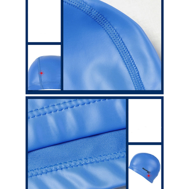 Cuffia da nuoto impermeabile comoda rivestita in PU unisex per adulti, PU Coated (Red), PU Coated (Black), PU Coated (Silver Grey), PU Coated (Royal Blue), PU Coated (Dark Blue), PU Coated (Lack Blue), PU Coated (Rose Red), PU Coated (Pink)
